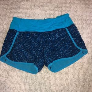 Blue lululemon shorts